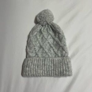 H&M Fuzzy Pom Knit Beanie